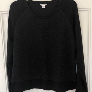 Calvin Klein black silky top